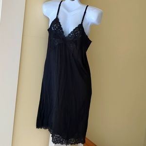 Vintage vanity fair slip black size 36 length is listed as 24.